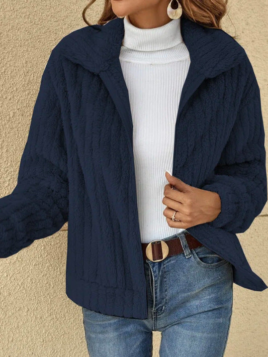 Stylische Kuscheljacke