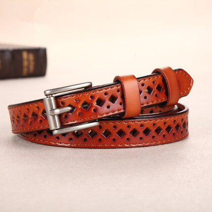 Trendy leather belt 