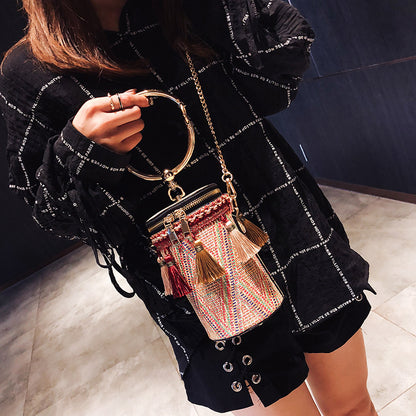 Exceptional handbag in boho style