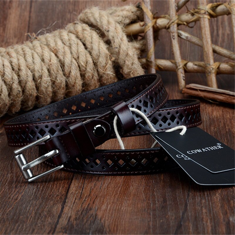 Trendy leather belt 