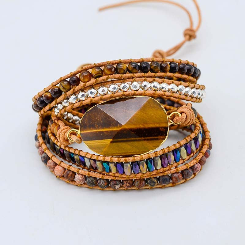 Handmade Tiger Eye Bracelet