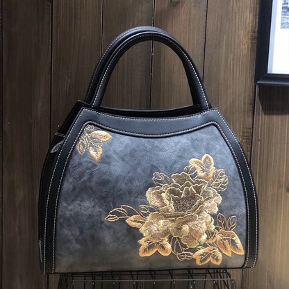 Bestickt- luxoriöse Handtasche mit Stil