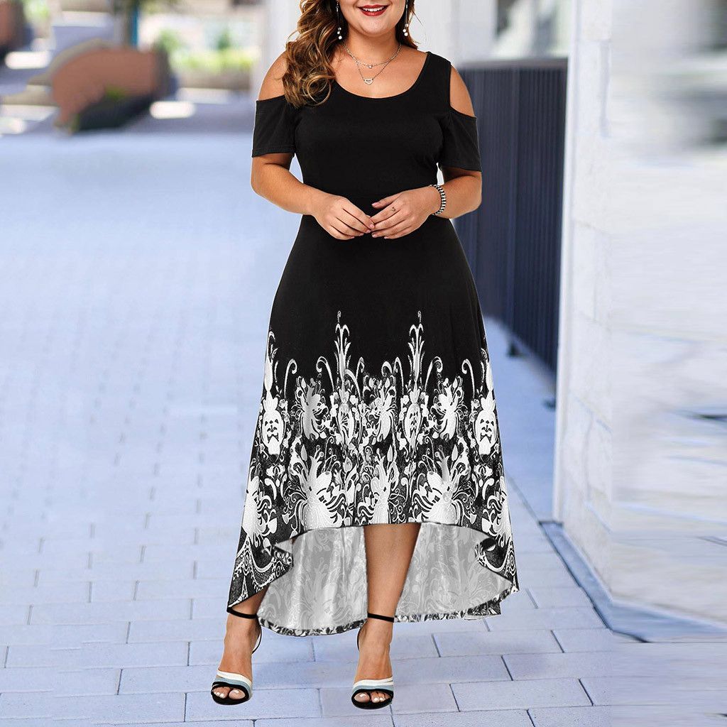 CLARA-Modern and trendy dress for curvy women