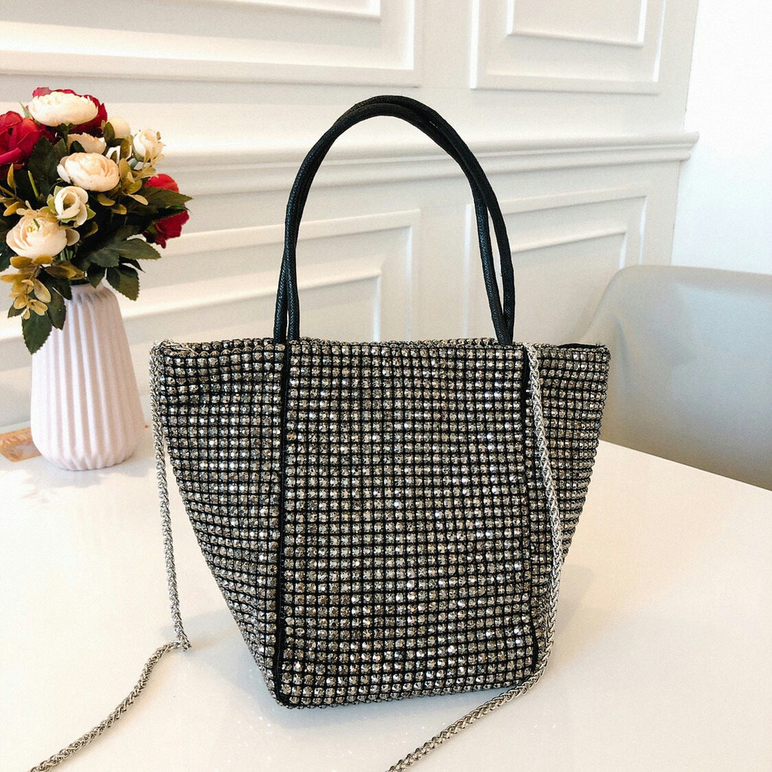 Glamorous and elegant handbag