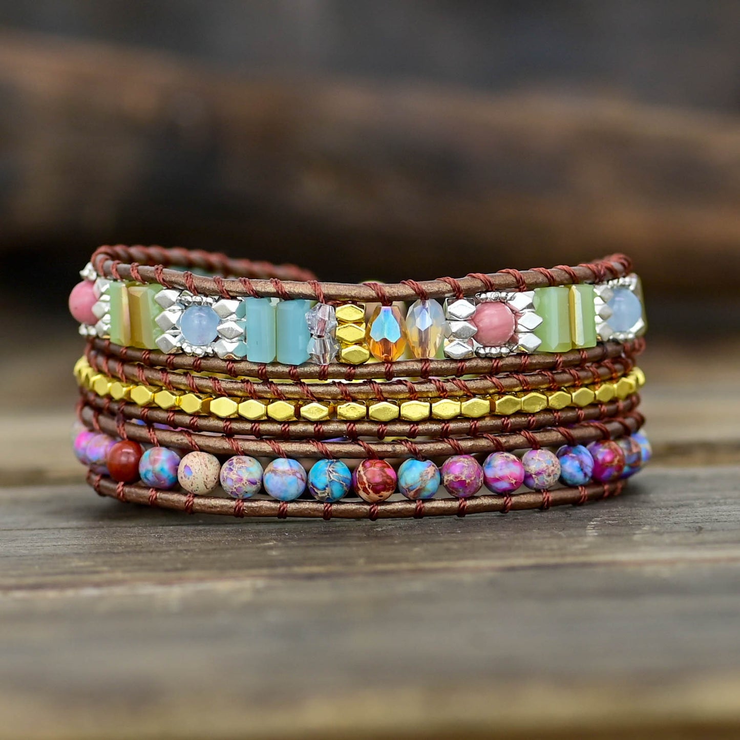 Super beautiful bracelet in boho style