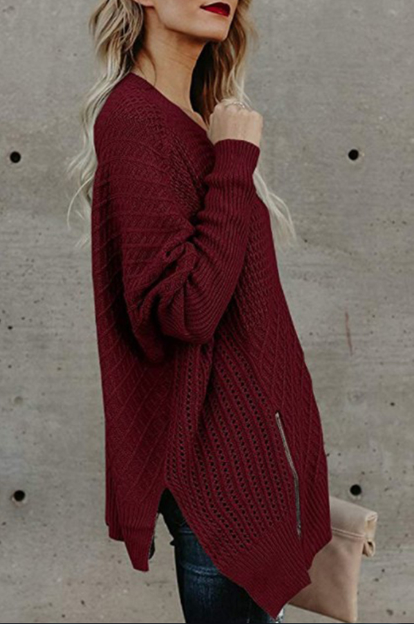 Asimetric-trendy sweater