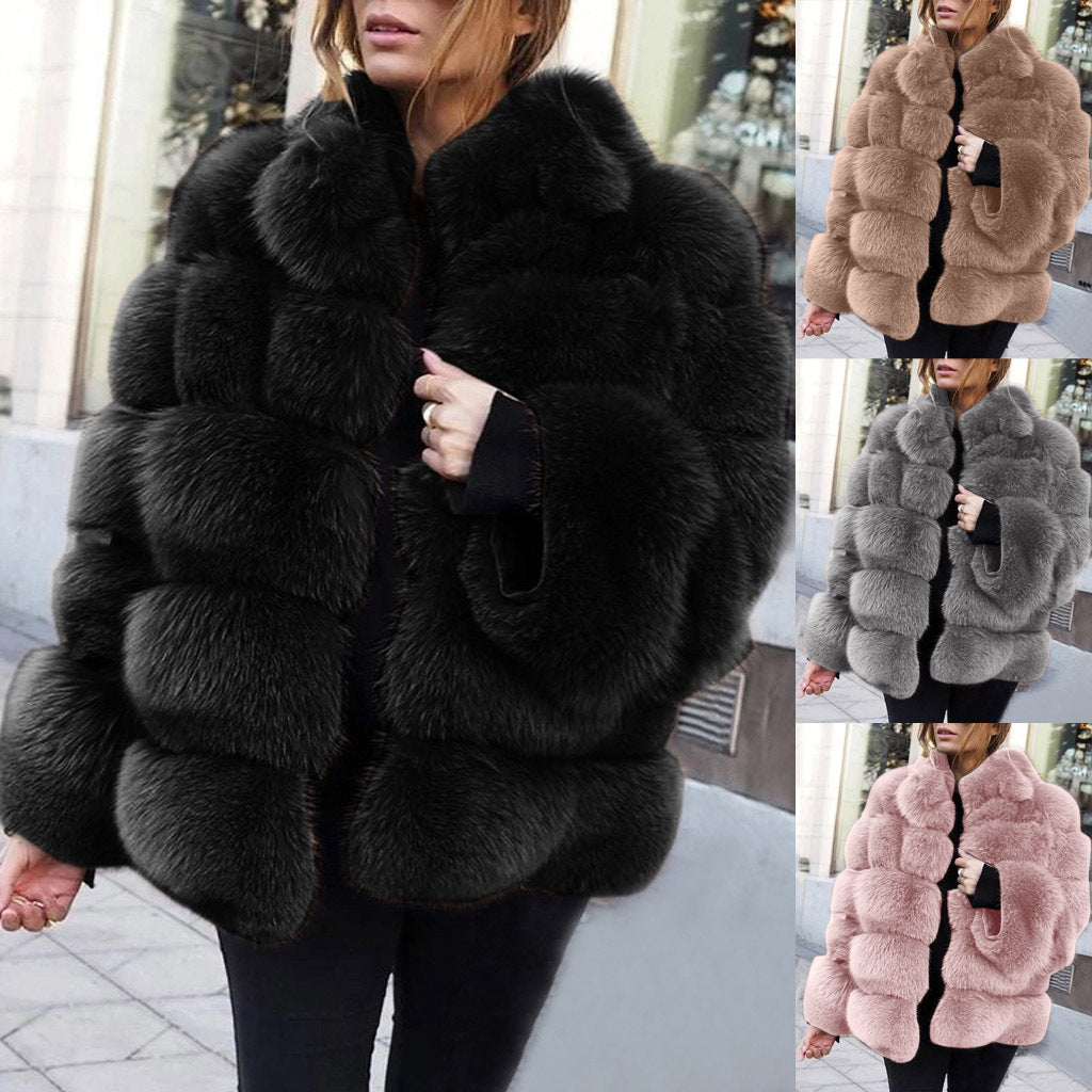 Plush, stylish winter jacket