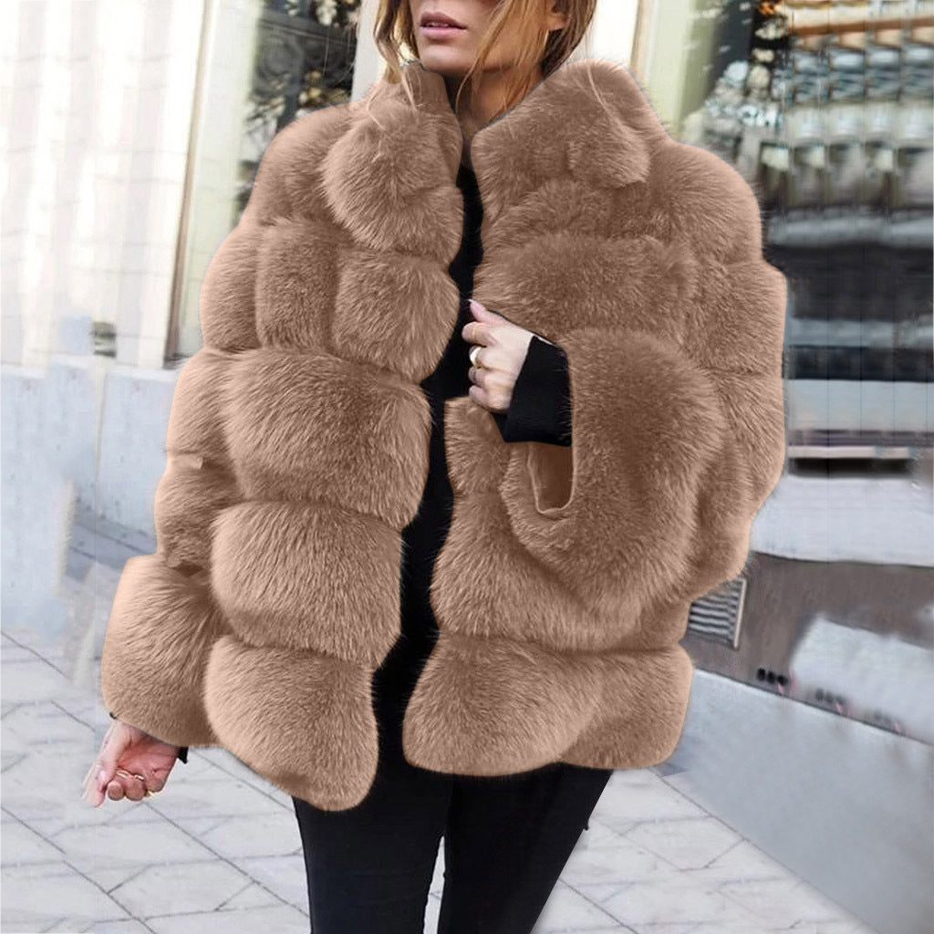 Plush, stylish winter jacket