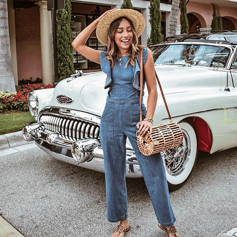 LEONIE - the sophisticated and playful denim jumpsuit