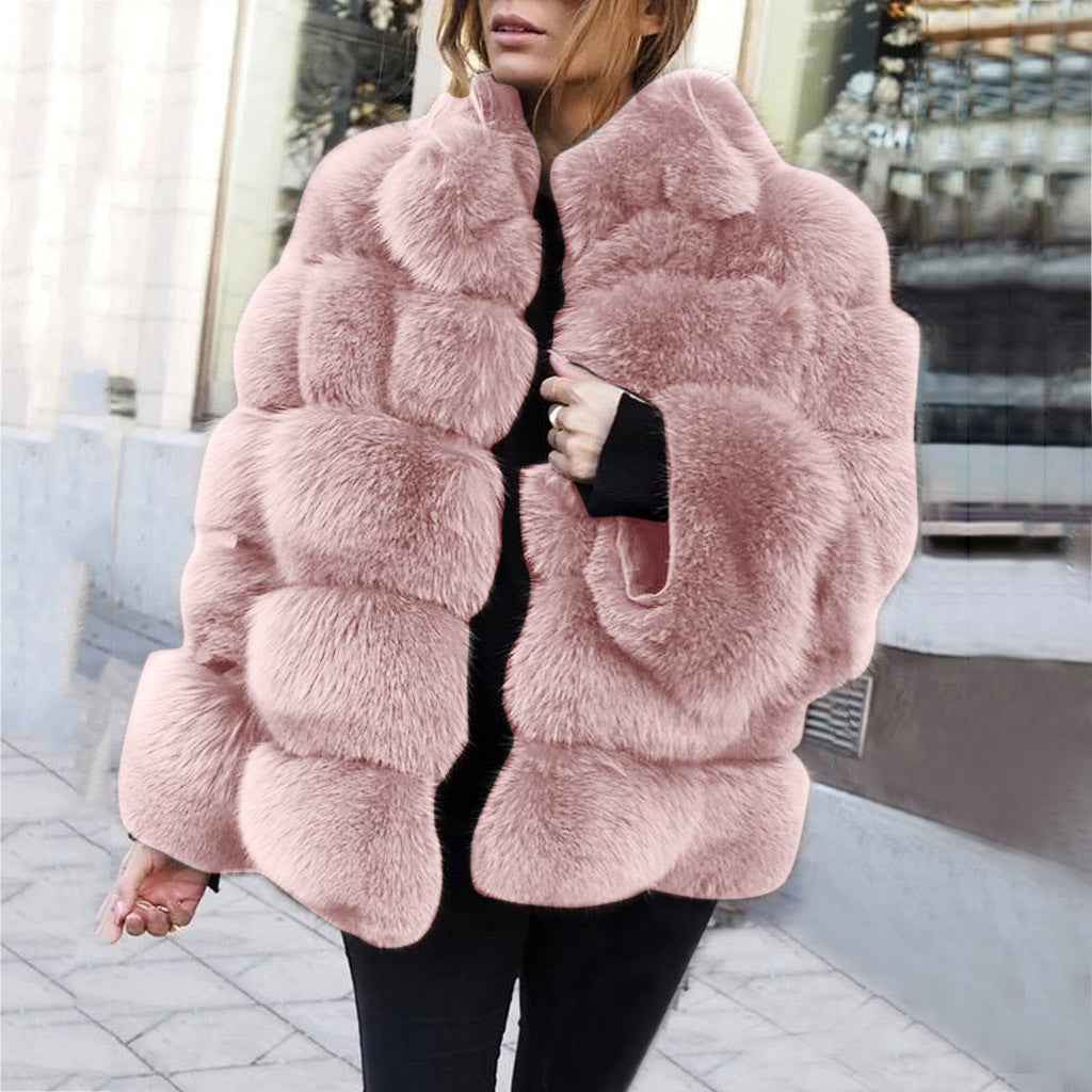 Plush, stylish winter jacket