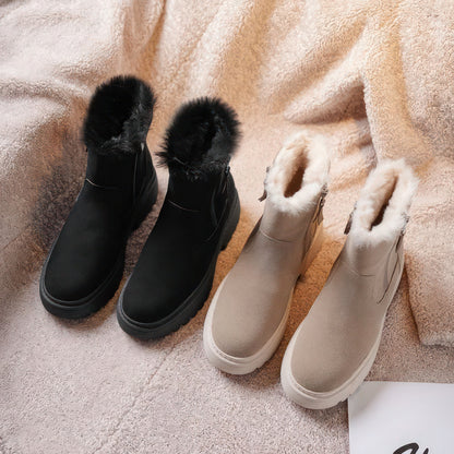 Plush, elegant winter shoes