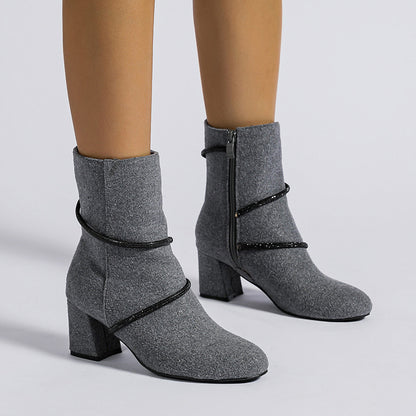 Warming boots in designer style