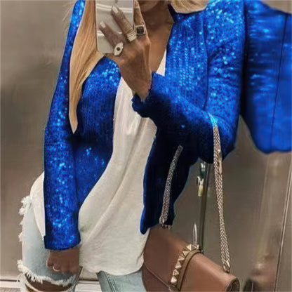 Glitter jacket that attracts everyone's attention