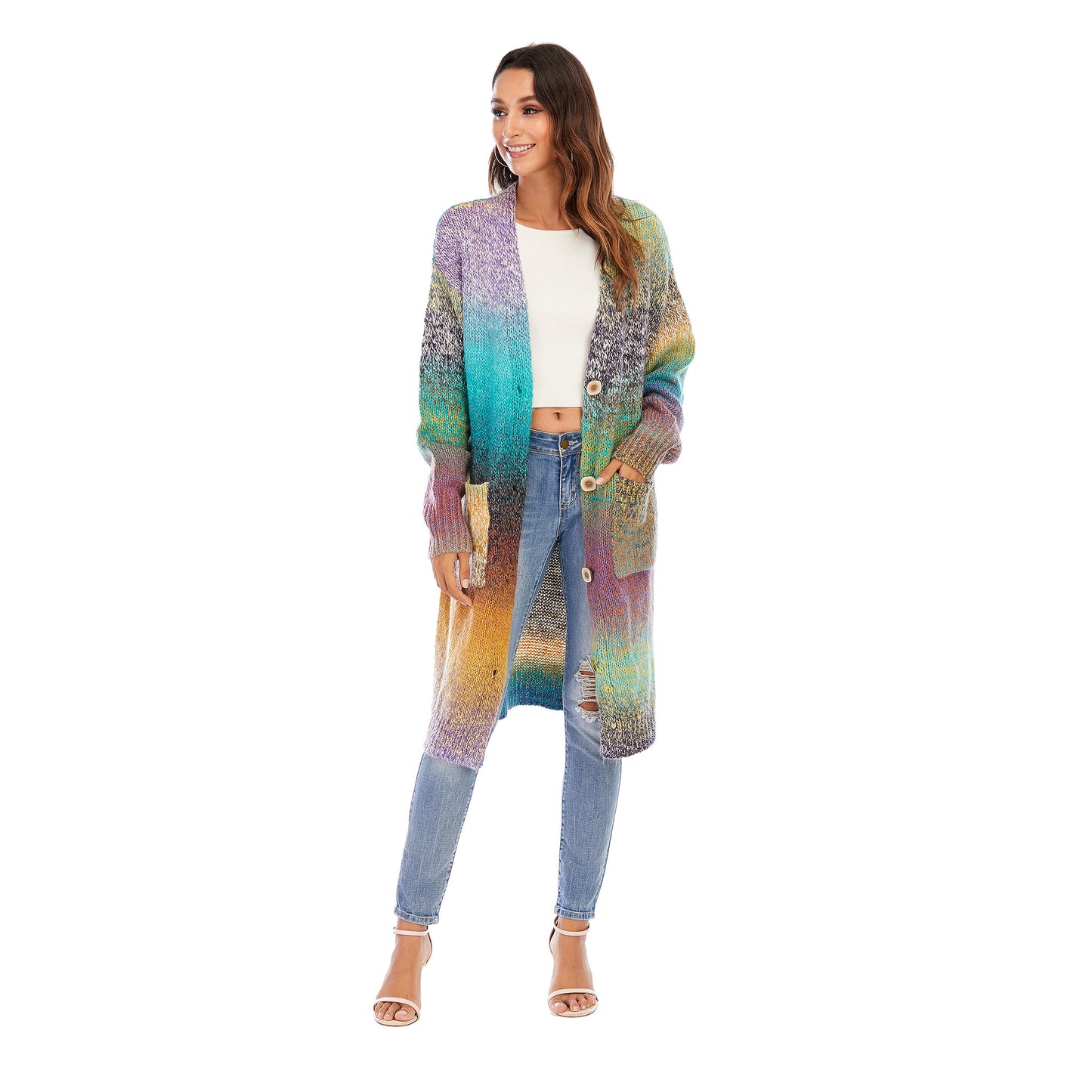 Rainbow cardigan