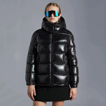 Stylische-glossy Winterjacke