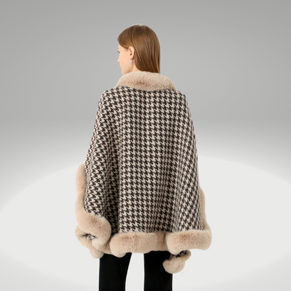 Exclusive poncho coat