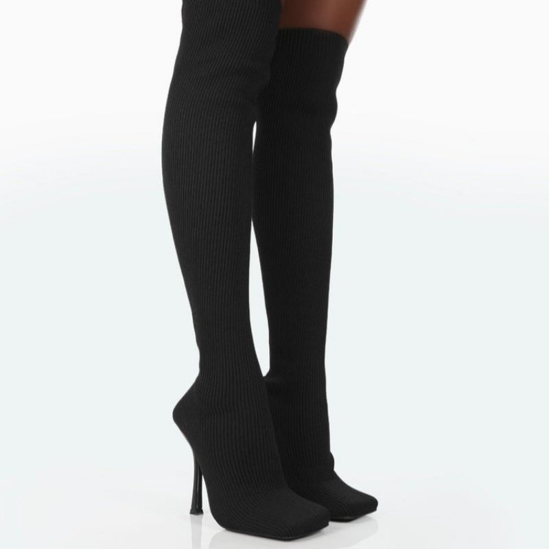 Seductive over knee boots