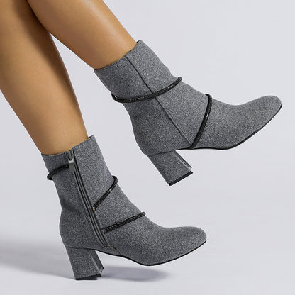 Warming boots in designer style