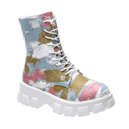 Art-Stiefel im Doc Martens Stil