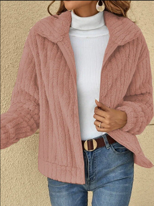 Stylische Kuscheljacke